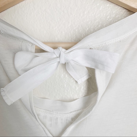 J. Crew Cream Embroidered Front Panel Blouse Sz M - Picture 3 of 7